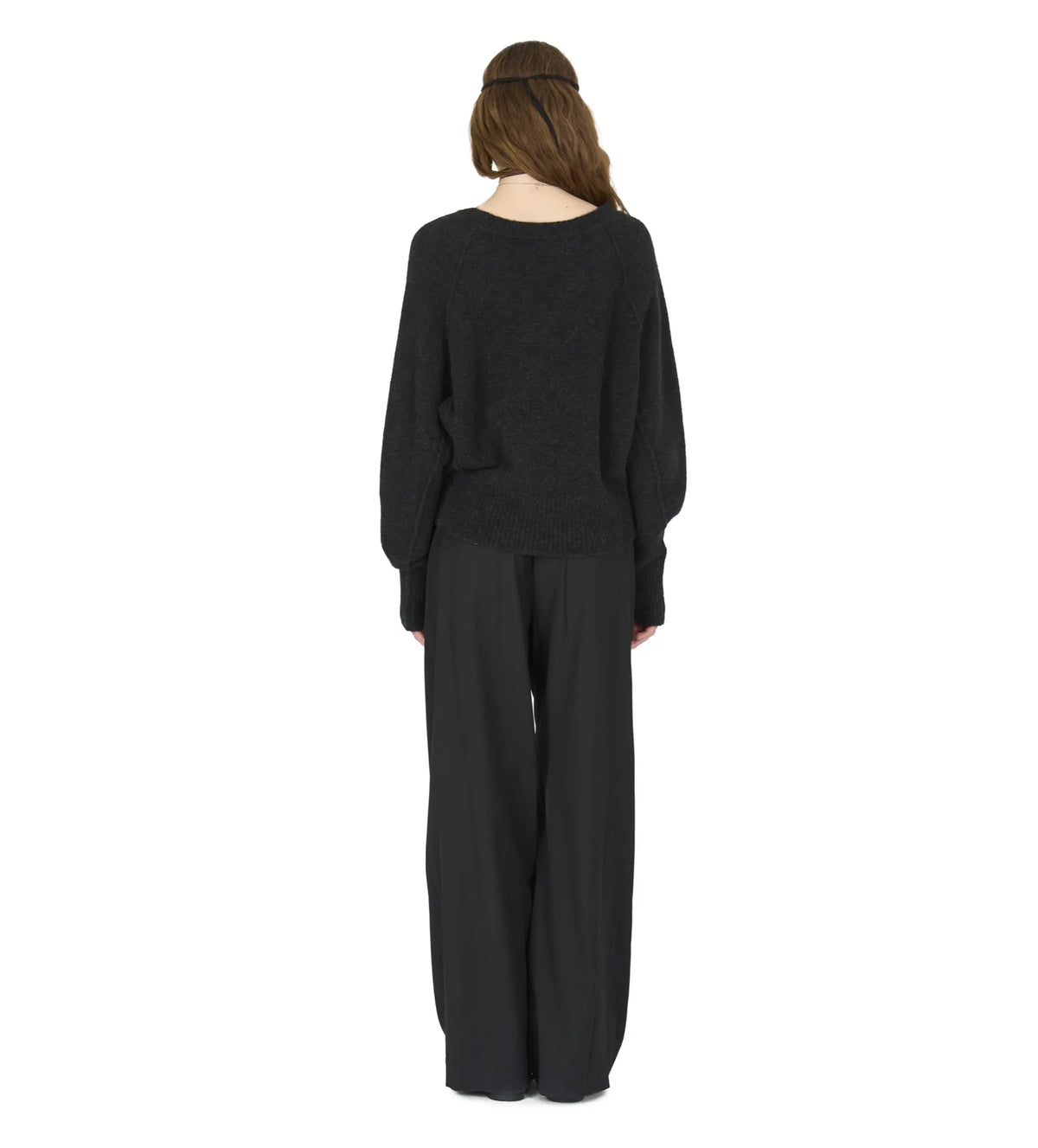 SILK CASHMERE CREWNECK