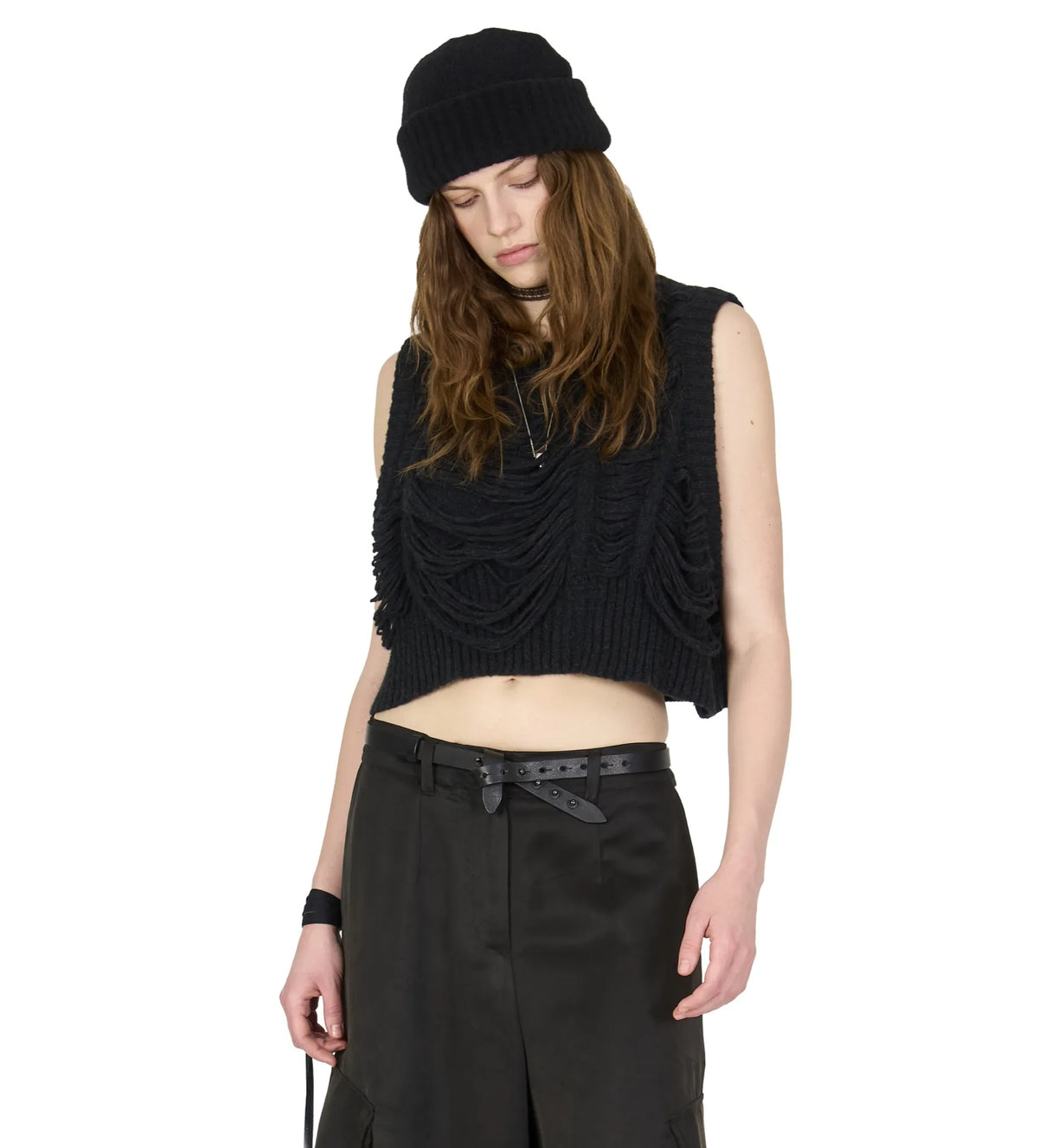 NEEDLE-DROP GILET