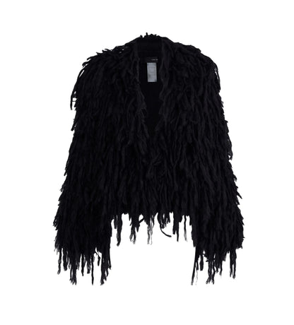 KNIT FURCOAT