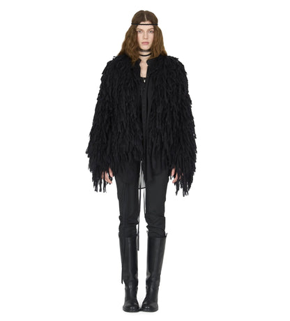 KNIT FURCOAT
