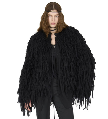 KNIT FURCOAT