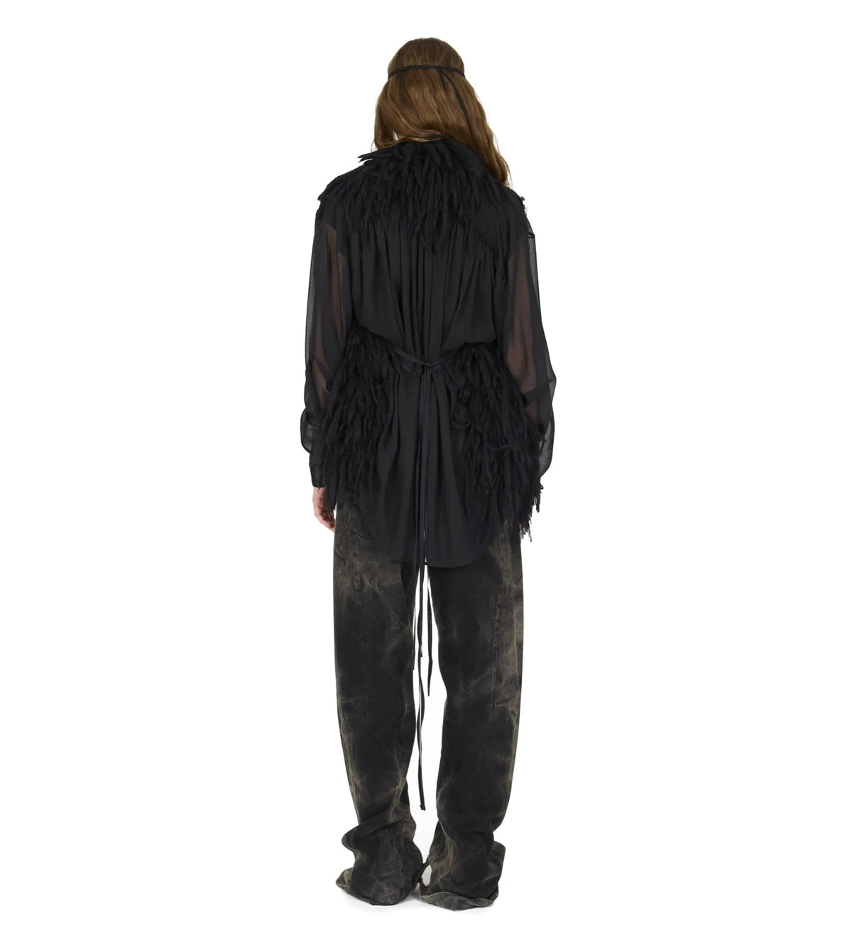 KNIT FUR GILET
