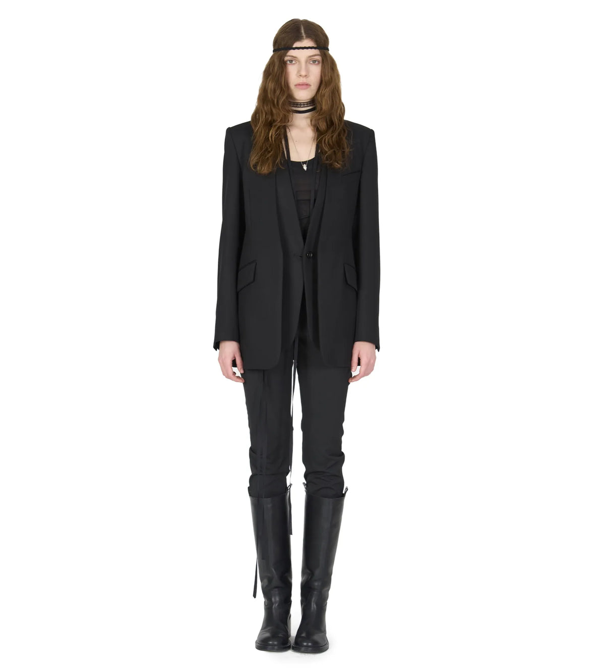 DIAGONAL DOUBLE BLAZER